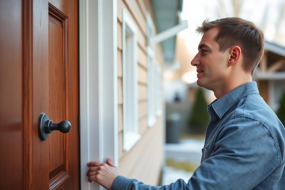 Ovelta ovelle -myyjä ovella